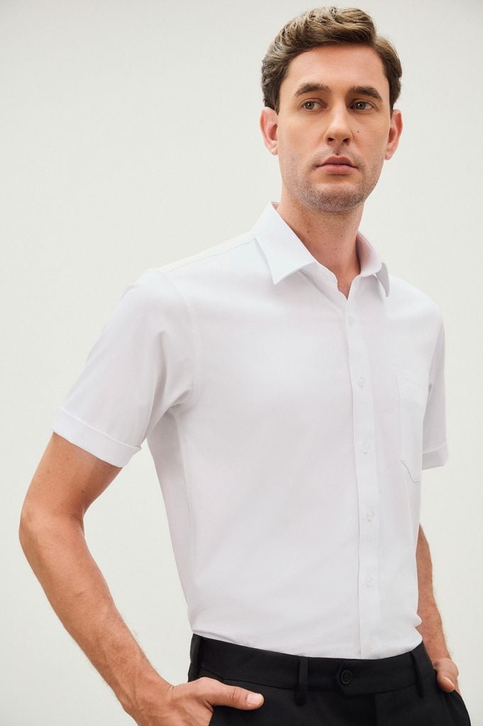  Sơ mi ngắn tay MR041-WH 