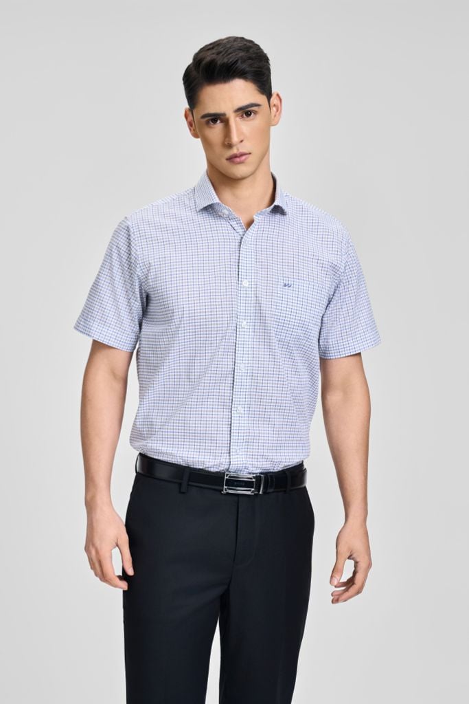  Sơ mi ngắn tay MR042-BU 