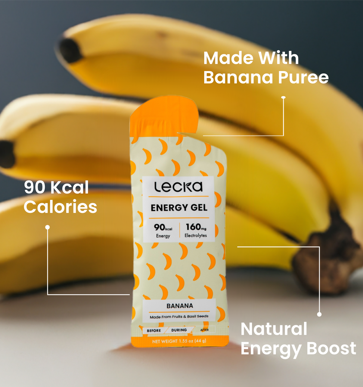  Energy Gel - Chuối - 12 gói 
