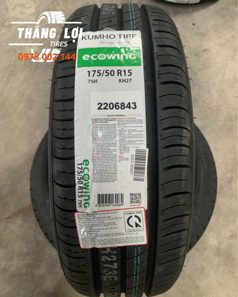 Lốp xe Kumho 175/50R15 KH27 75H