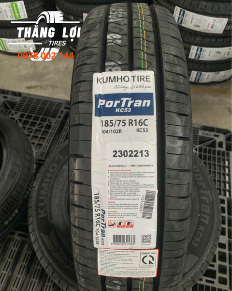 Lốp xe Kumho 185/75R16 KC53 104/102R