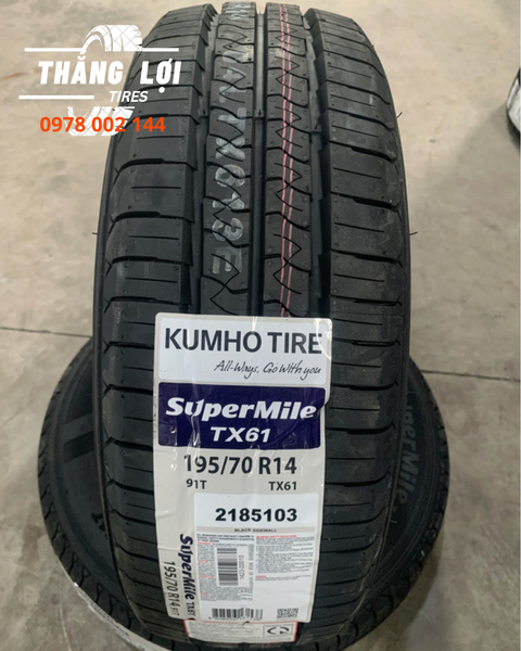 Lốp xe Kumho 195/70R14 TX61 91T