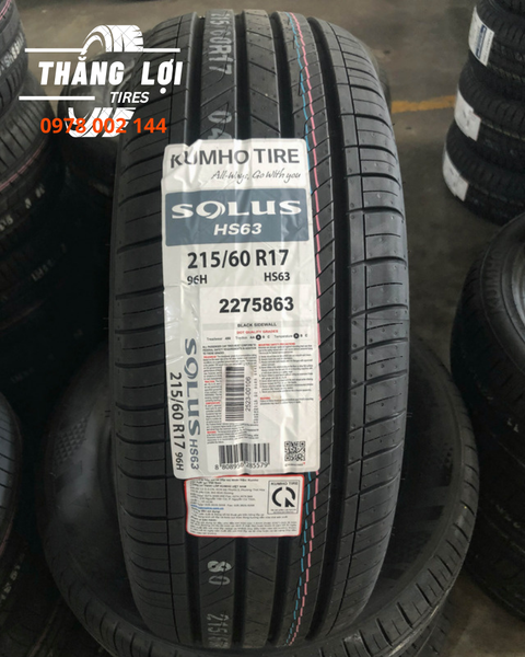 Lốp xe Kumho 215/60R17 HS63 96H