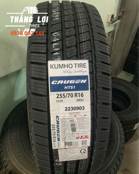 Lốp xe Kumho 255/70R16 HT51 111T