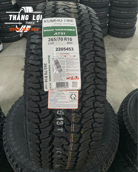 Lốp xe Kumho 265/70R16 AT51 112T