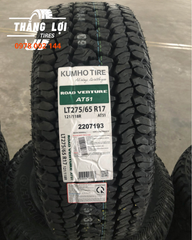 Lốp xe Kumho 275/65R17 AT51 121/118R