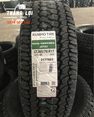 Lốp xe Kumho 285/70R17 AT51 121/118R