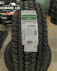 Lốp xe Kumho 31X10.5R15 AT51 109R