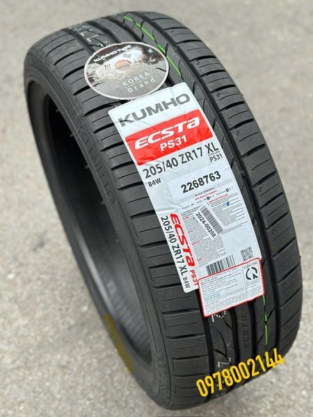 Lốp xe Kumho 205/40R17 PS31 84W