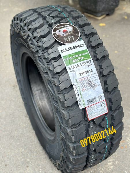 Lốp xe Kumho 31X10.5R15 MT51 109Q