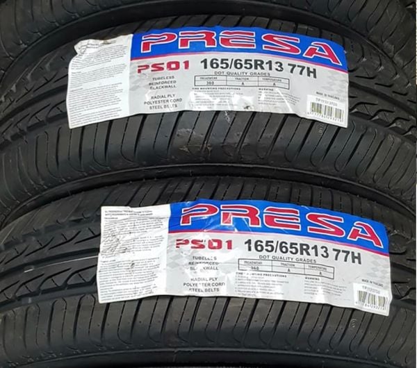 Lốp xe Presa 165/65R13  PS01  (Thái Lan)
