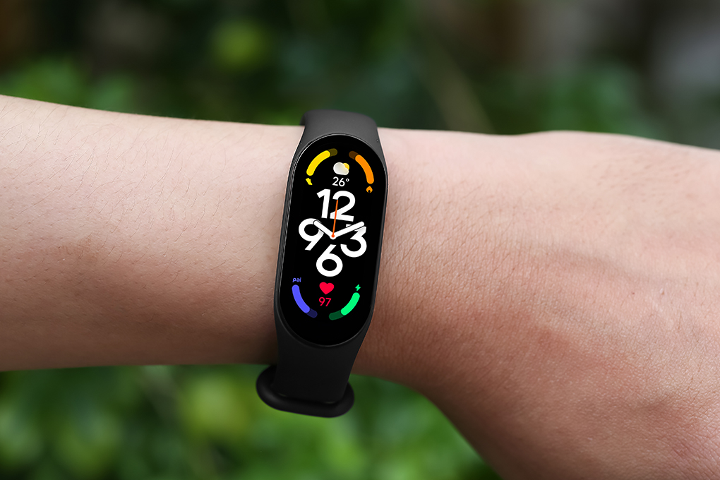 Vòng đeo tay thông minh Xiaomi Mi Band Màu đen Chống nước ATM