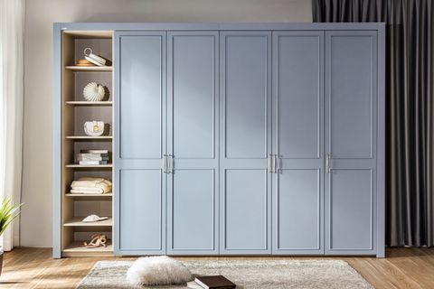 Tủ áo MiKa-Blue grey (6 cánh ACDS)