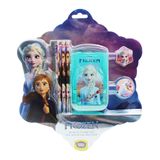  Bộ dụng cụ học tập kèm hộp bút bẻ đôi 5 món Frozen 