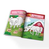  Sách tô màu thông minh Học Viện Alpha - Chủ đề Động vật nuôi - Song Ngữ Việt-Anh 