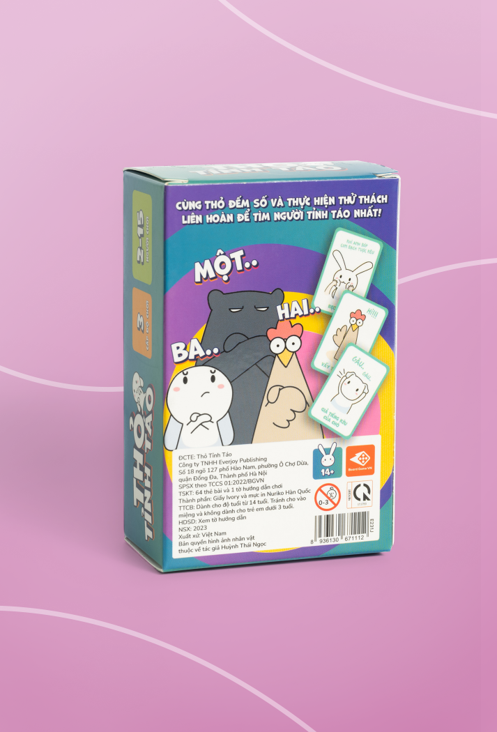  Board game - Thỏ Tỉnh Táo phiên bản tiêu chuẩn 