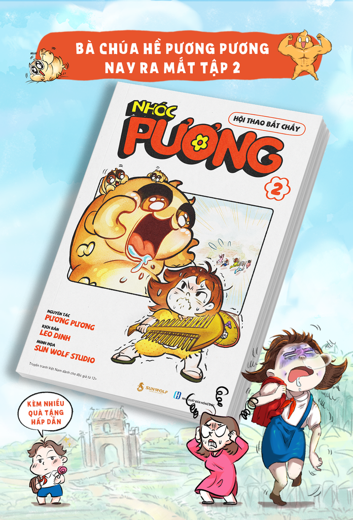  TRUYỆN TRANH NHÓC PƯƠNG TẬP 2: HỘI THAO BẮT CHẤY 