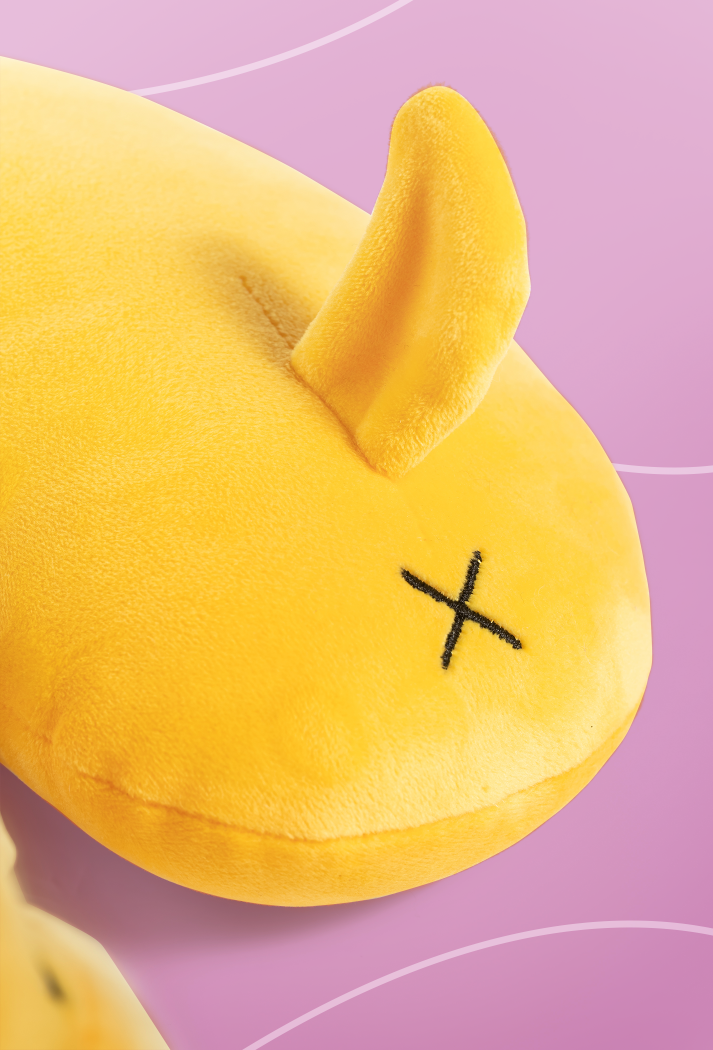  Gối cổ Vàng Xám lẻ - Xám con 