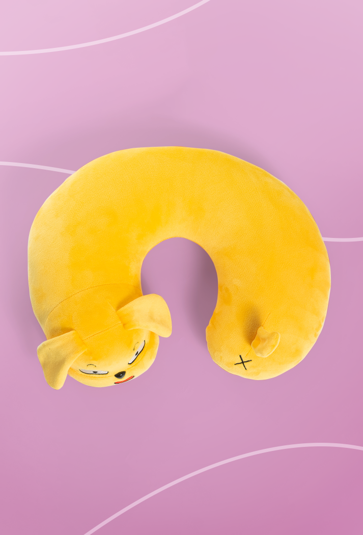  Gối cổ Vàng Xám lẻ - Xám con 