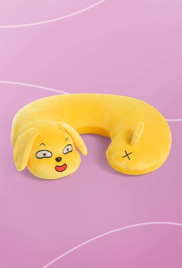  Gối cổ Vàng Xám lẻ - Xám con 