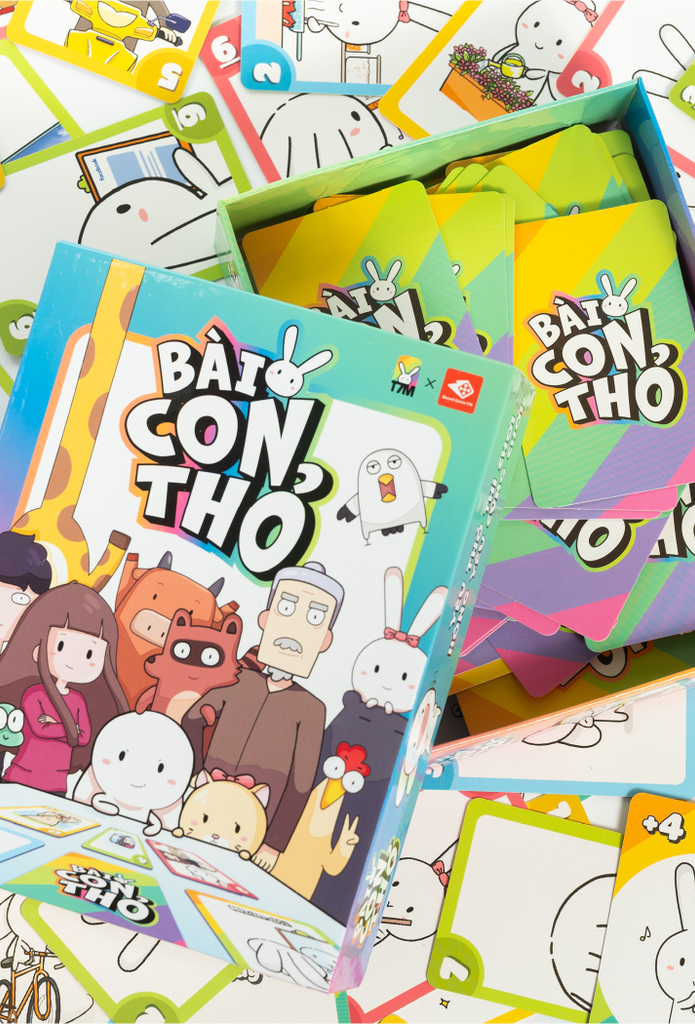  Board game - Thỏ Bảy Màu - Bài Con Thỏ 