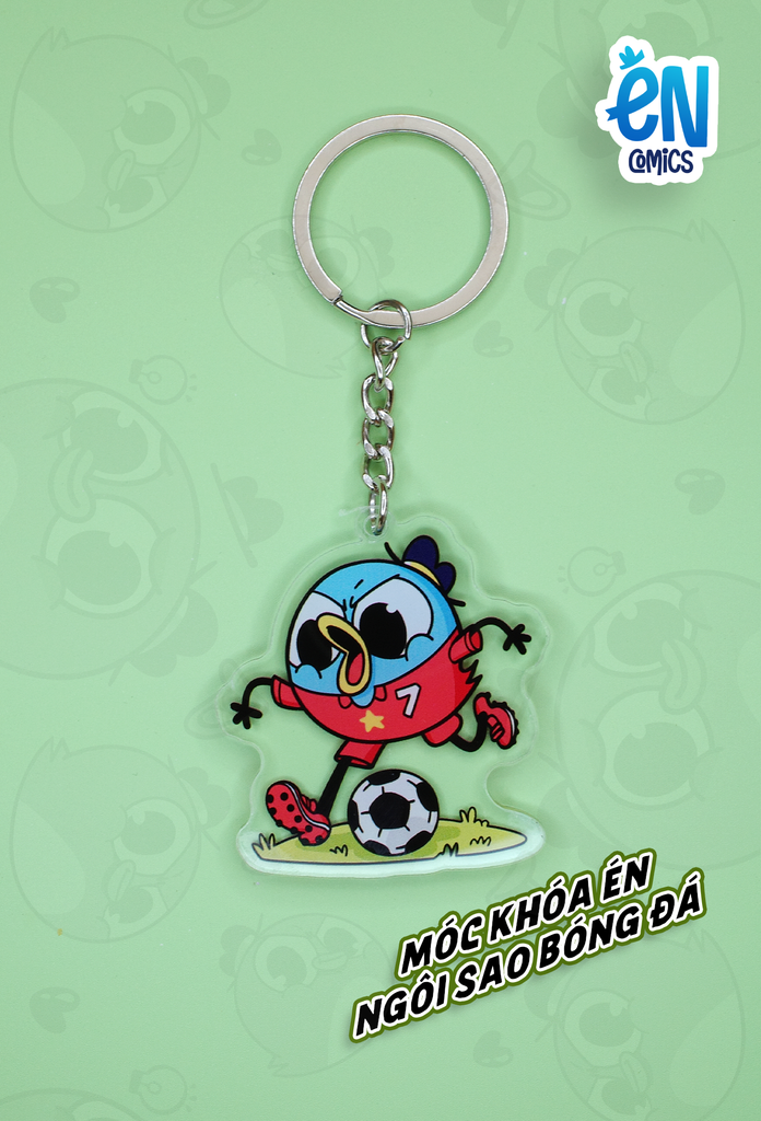  Móc khóa Én: Siêu Sao Bóng Đá 