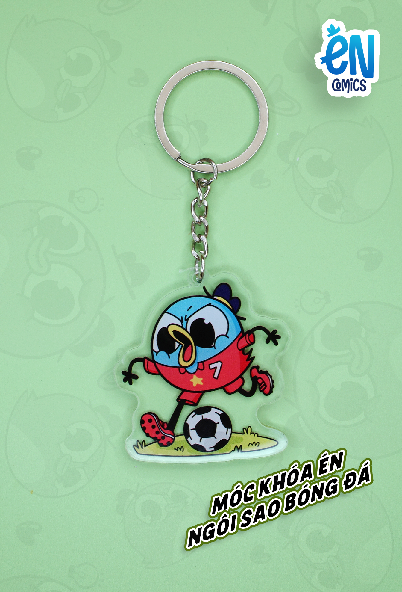  Móc khóa Én: Siêu Sao Bóng Đá 