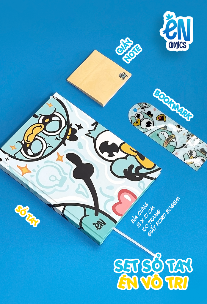  Set sổ tay Én vô tri 