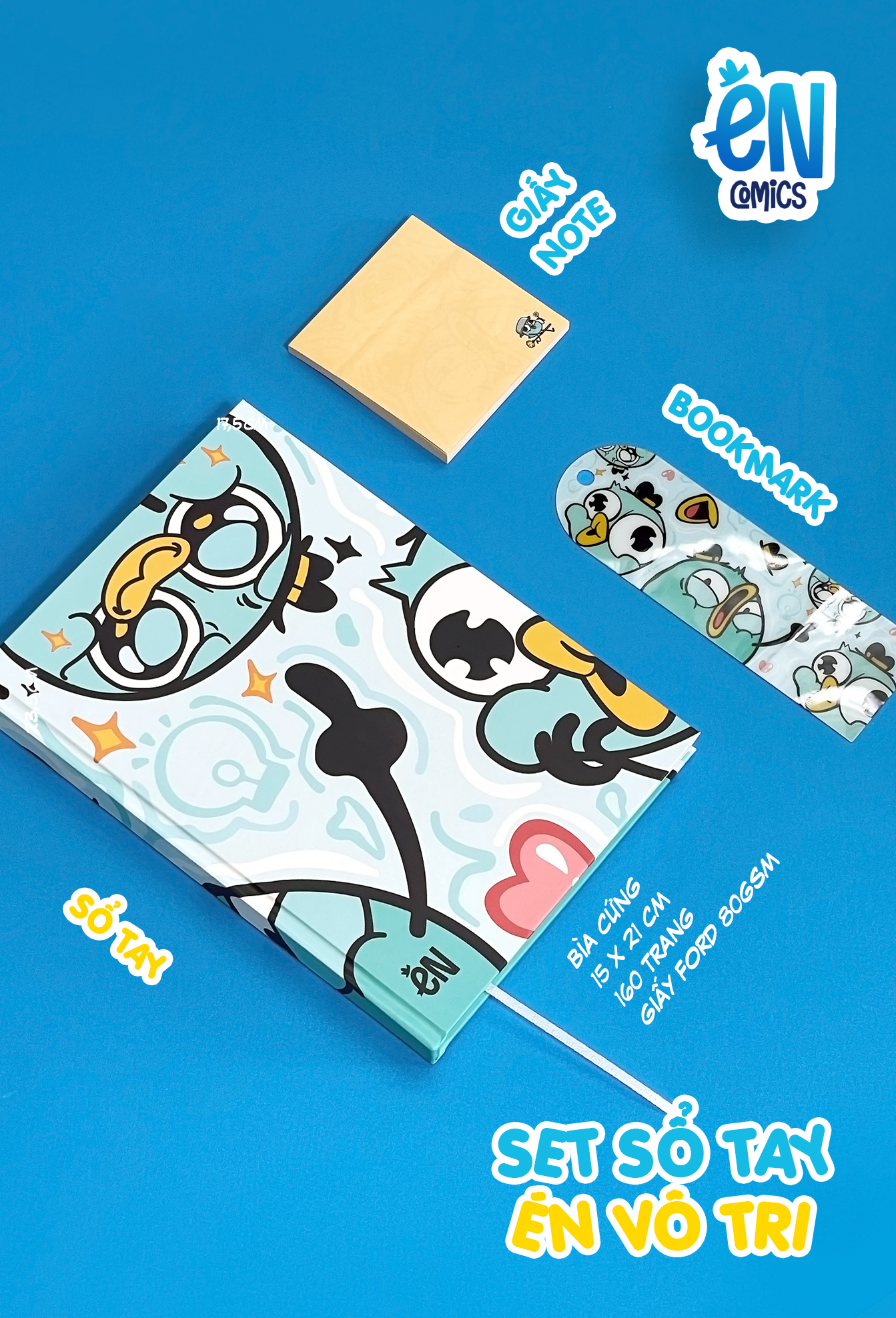  Set sổ tay Én vô tri 