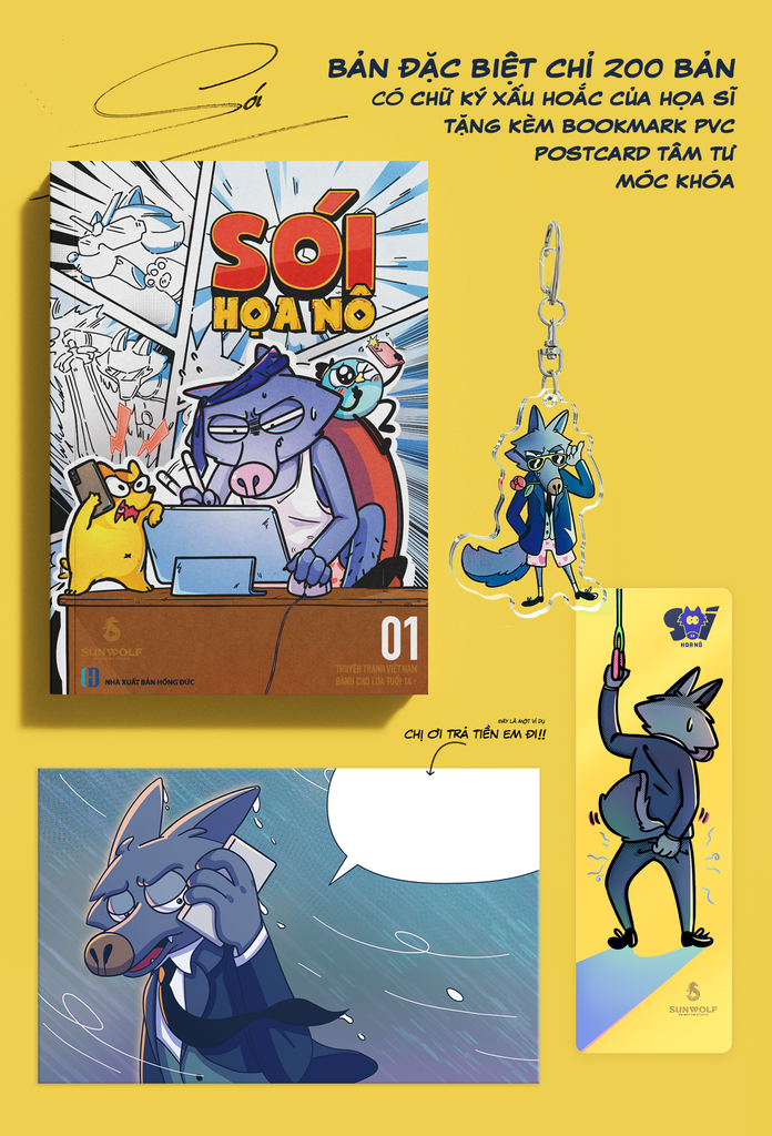  TRUYỆN TRANH SÓI HỌA NÔ - TẬP 1 