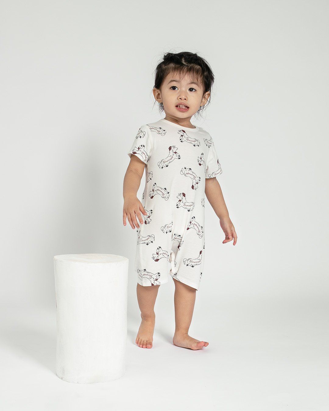 Spring Daze - Short Sleeve Playsuit Para Mulher