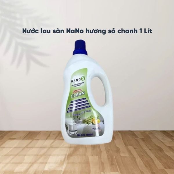 Nước lau sàn NaNo Hương sả chanh 1 Lít