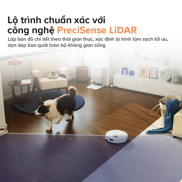 ROBOT HÚT BỤI LAU NHÀ ROBOROCK Q REVO EDGE 5V1 – BẢN QUỐC TẾ