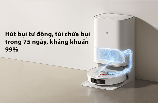 ROBOT HÚT BỤI LAU NHÀ THÔNG MINH XIAOMI MIJIA M30S - BH 6 THÁNG