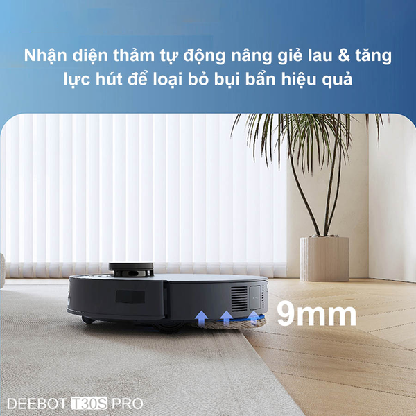 ROBOT HÚT BỤI LAU NHÀ ECOVACS DEEBOT T30S PRO – BẢN QUỐC TẾ 2025