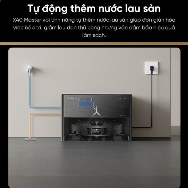 Robot Hút Bụi Lau Nhà Dreame X40 Master – Bản Quốc Tế
