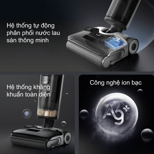 MÁY HÚT BỤI LAU SÀN KHÔ VÀ ƯỚT ROBOROCK F25 - BẢN QUỐC TẾ