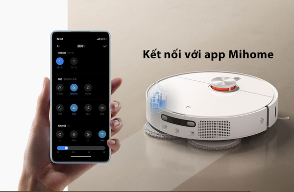 ROBOT HÚT BỤI LAU NHÀ THÔNG MINH XIAOMI MIJIA M30S - BH 6 THÁNG