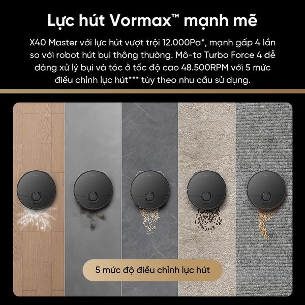 Robot Hút Bụi Lau Nhà Dreame X40 Master – Bản Quốc Tế