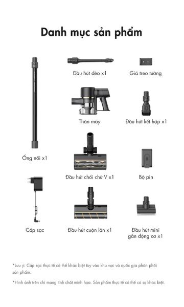 MÁY HÚT BỤI CẦM TAY DREAME R10 PRO – HÀNG QUỐC TẾ – BH 24 THÁNG