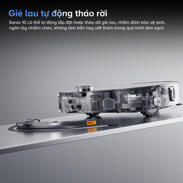 ROBOT HÚT BỤI LAU NHÀ ROBOROCK SAROS 10 – BẢN QUỐC TẾ – BH 24 THÁNG