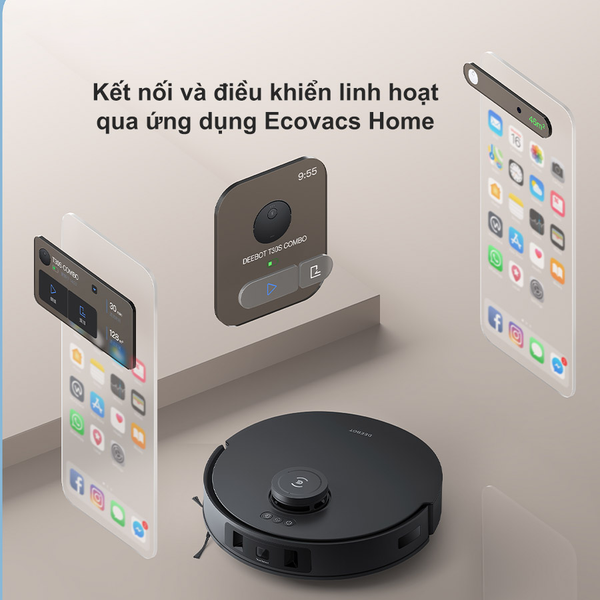 ROBOT HÚT BỤI LAU NHÀ ECOVACS DEEBOT T30S PRO – BẢN QUỐC TẾ 2025