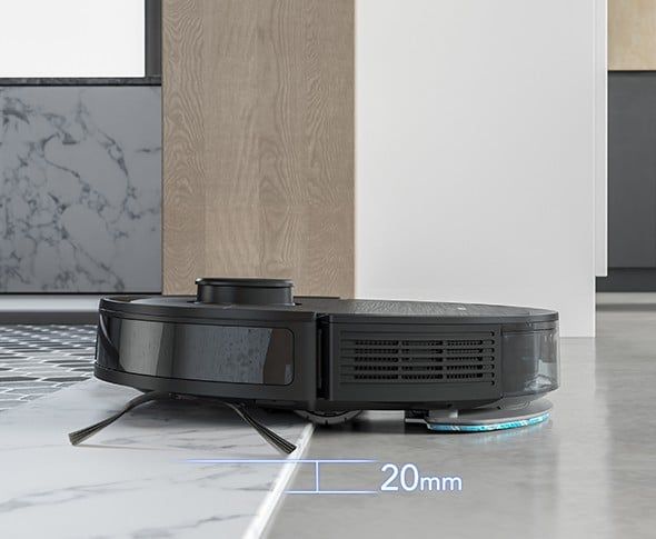ROBOT HÚT BỤI LAU NHÀ THÔNG MINH ECOVACS DEEBOT OZMO T8 AIVI – BẢN NỘI ĐỊA (HỔ TRỢ KẾT NỐI APP)
