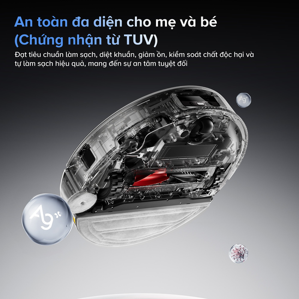 ROBOT HÚT BỤI LAU NHÀ ROBOROCK SAROS 10 – BẢN QUỐC TẾ – BH 24 THÁNG