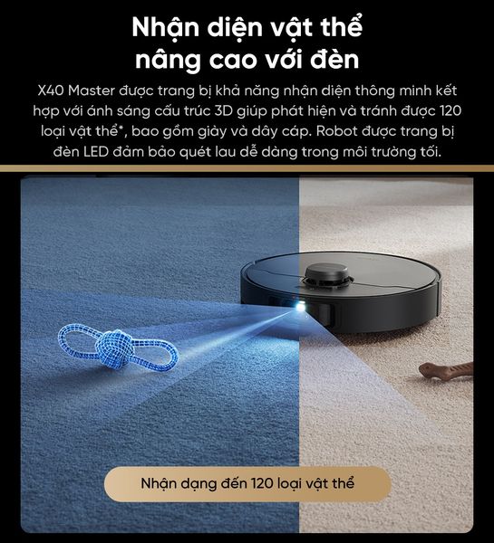 Robot Hút Bụi Lau Nhà Dreame X40 Master – Bản Quốc Tế