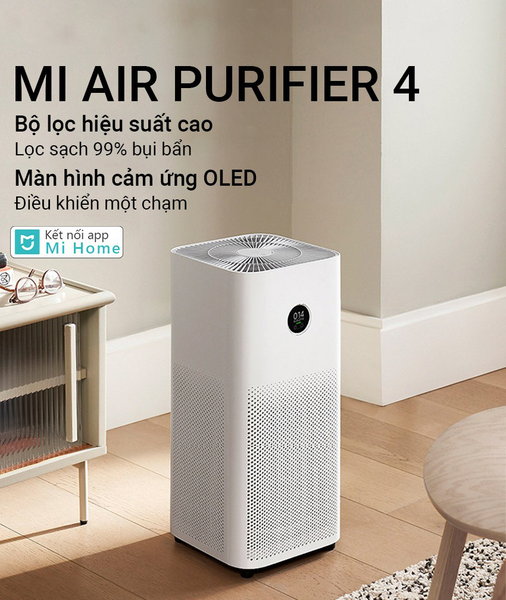 MÁY LỌC KHÔNG KHÍ XIAOMI MI AIR PURIFIER 4 BHR5096GL - BẢN QUỐC TẾ