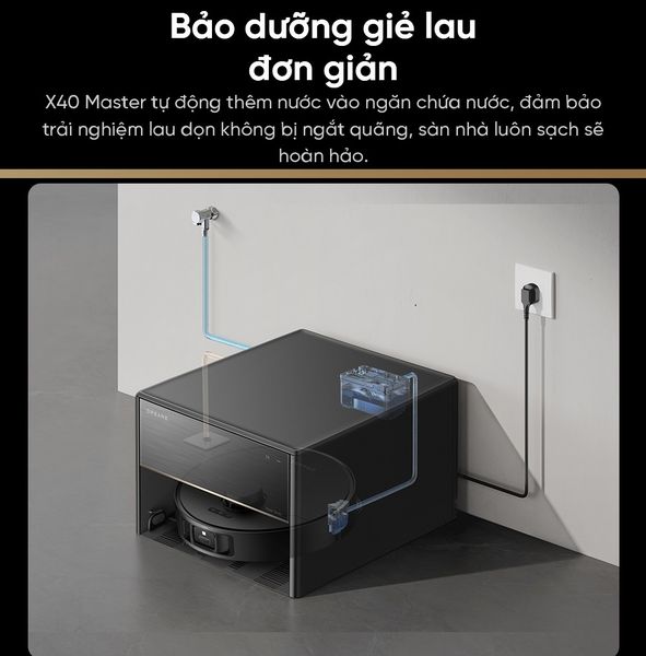 Robot Hút Bụi Lau Nhà Dreame X40 Master – Bản Quốc Tế