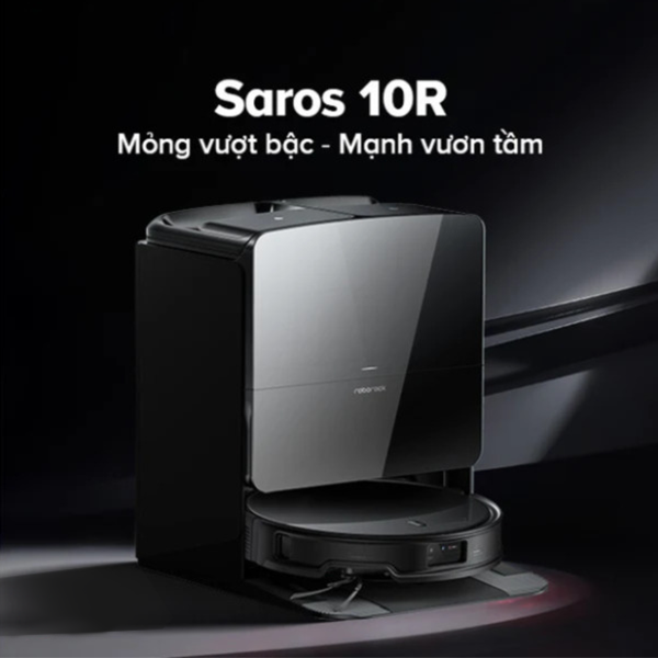 ROBOT HÚT BỤI LAU NHÀ ROBOROCK SAROS 10R – BẢN QUỐC TẾ