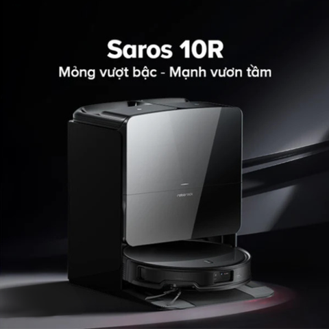 ROBOT HÚT BỤI LAU NHÀ ROBOROCK SAROS 10R – BẢN QUỐC TẾ