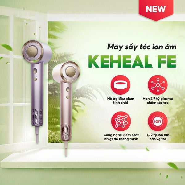 MÁY SẤY TÓC KEHEAL GC-FE – KÈM TINH CHẤT